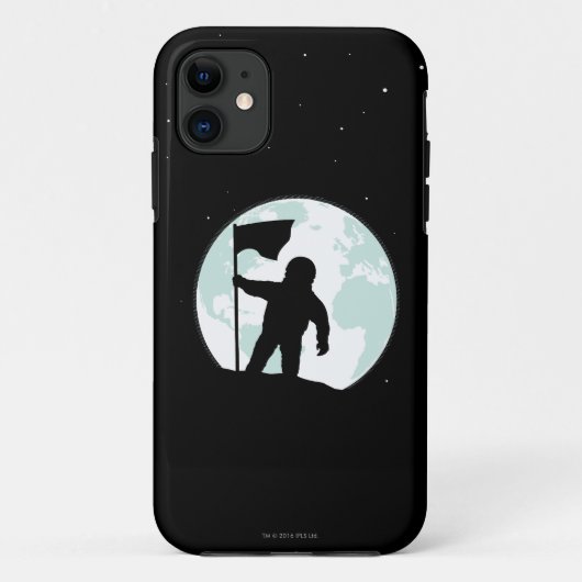 Astronauten-Silhouette Case-Mate iPhone Hülle (Rückseite)