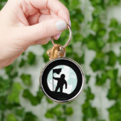 Astronauten-Silhouette Schlüsselanhänger (Hand)