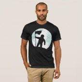 Astronauten-Silhouette T-Shirt (Vorne ganz)