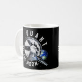 Astronauten Skate Quant QNT Krypto Coin HODL Token Kaffeetasse (Vorderseite Links)