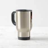 Astronauten-Trägheit Reisebecher (Vorderseite Links)