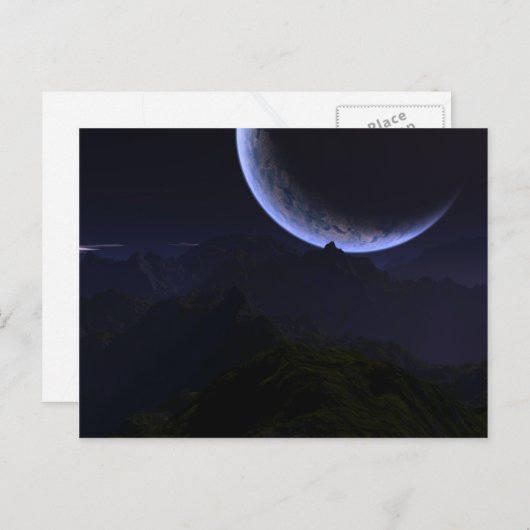 Astronauten-Traumpostkarte Postkarte (Vorne/Hinten)