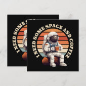 Astronauten trinken Kaffee (Vorne/Hinten)