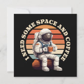 Astronauten trinken Kaffee (Rückseite)
