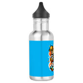 Astronauten trinken Kaffee - Koffein im Weltraum Edelstahlflasche (Links)