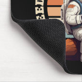 Astronauten trinken Kaffee Mousepad (Ecke)
