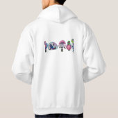 Astronauten und Blasen Hoodie (Rückseite)