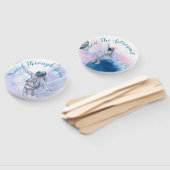 Astronauten und Weltraumpartys Fächer (Non-assembled)