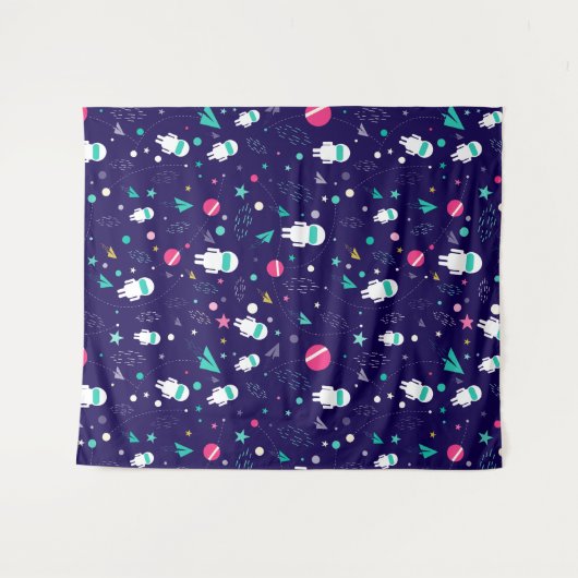 Astronauten Wandteppich (Vorderseite (Horizontal))