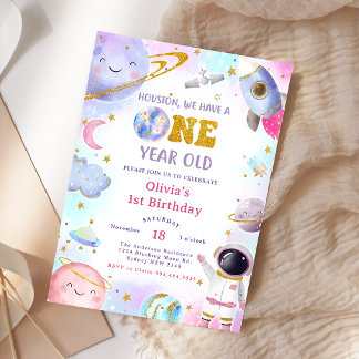 Astronauten Weltraum erste Reise um die Sonne zum Einladung