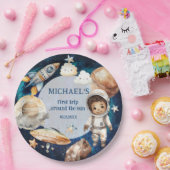 Astronauten Weltraum erste Reise um die Sonne zum  Pappteller (Party)