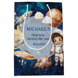 Astronauten Weltraum Erste Reise um die Sonnenkorb Mittlere Geschenktüte