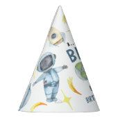 Astronauten Weltraum Geburtstagsfeier Partyhütchen (Links)