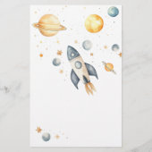 Astronauten Weltraum Was ist in eurem Handspiel? (Rückseite)