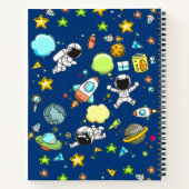 Astronauten Weltraumkid Notizblock (Rückseite)