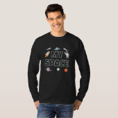 Astronauten Weltraumzwerg-Sonnensystem Astro T-Shirt (Vorne ganz)