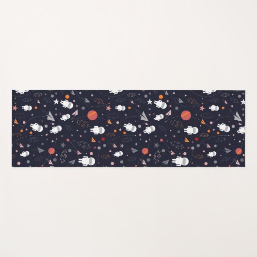 Astronauten Yogamatte (Vorderseite (Horizontal))