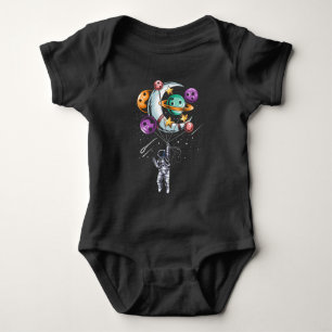 Astronautenballon-Planeten-Illustrationen Baby Strampler