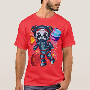 Astronautenbär im Weltraum T-Shirt