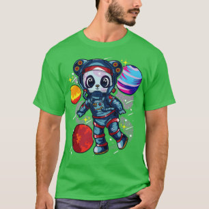 Astronautenbär im Weltraum T-Shirt