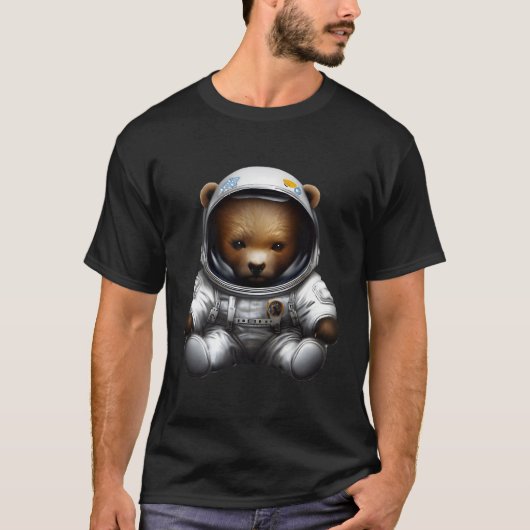 Astronautenbär T-Shirt (Vorderseite)