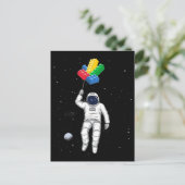 Astronautenbauer, Gebäude-Blöcke Postkarte (Stehend Vorderseite)