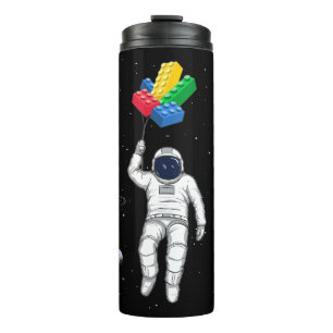 Astronautenbauer, Gebäude-Blöcke Thermosbecher