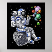 Astronautenblasen Poster (Vorne)
