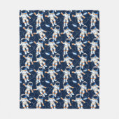 Astronautendecke Fleecedecke (Vorderseite)