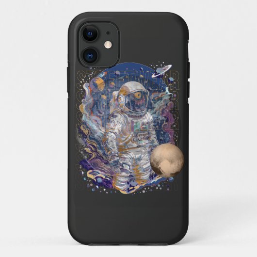 Astronautendesign Case-Mate iPhone Hülle (Rückseite)