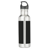 Astronautendesign Edelstahlflasche (Rückseite)