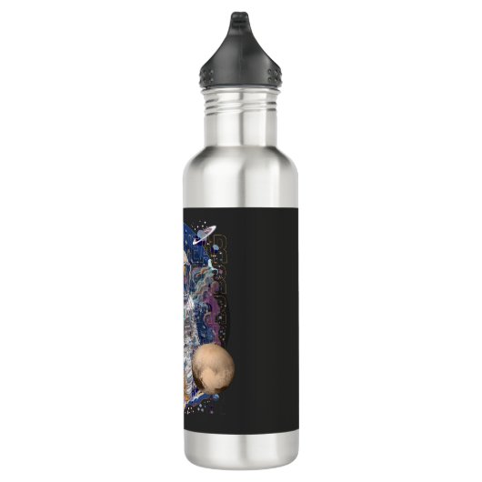 Astronautendesign Edelstahlflasche (Rechts)