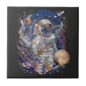 Astronautendesign Fliese (Vorderseite)