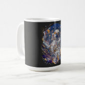 Astronautendesign Kaffeetasse (Vorderseite Links)