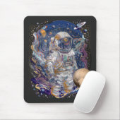 Astronautendesign Mousepad (Mit Mouse)