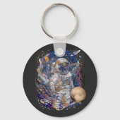 Astronautendesign Schlüsselanhänger (Vorderseite)