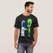 Astronautendesign T-Shirt (Vorne ganz)