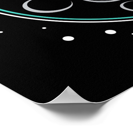 Astronauteneis-Party Poster (Ecke)