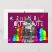 Astronautenente Postkarte (Vorne/Hinten)