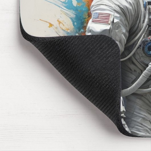 Astronautenfarbschlassel Mousepad (Ecke)