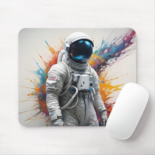 Astronautenfarbschlassel Mousepad (Mit Mouse)