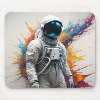 Astronautenfarbschlassel Mousepad