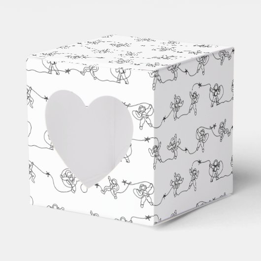 AstronautenfavorBox Geschenkschachtel (Vorderseite)