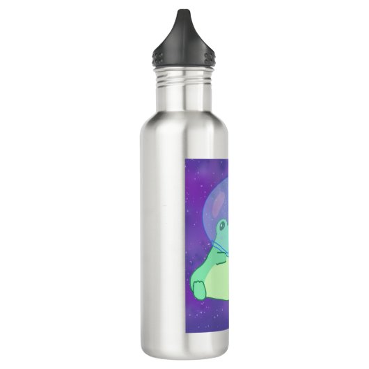Astronautenfrosch Edelstahlflasche (Links)