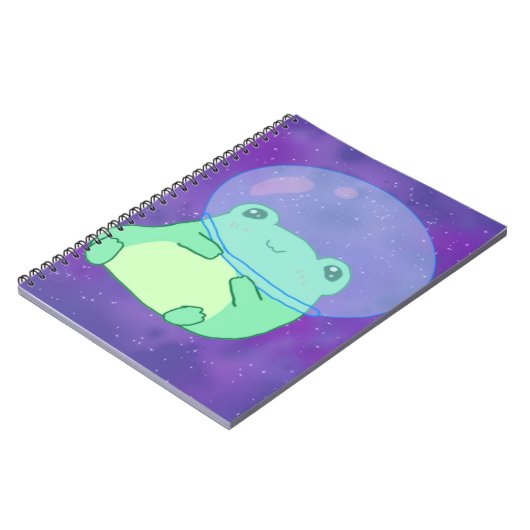 Astronautenfrosch Notizblock (Linke Seite)