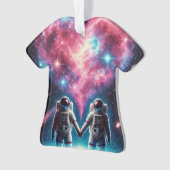 Astronautengalaxie Akrylorische Ornamente (Vorderseite)