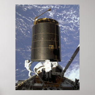 Astronautengefangennahme und -reparatur INTELSAT Poster
