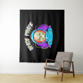 Astronautengeschenke für Erwachsene - Raumpilz Wandteppich (Beispiel)