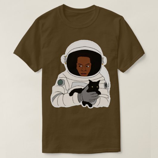 Astronautenkatze 1 T-Shirt (Design vorne)