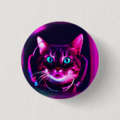 Astronautenkatze Button (Vorderseite)